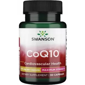   Swanson CoQ10 200mg 30 Kapseln - Unterstützt die Herzgesundheit und Energieproduktion