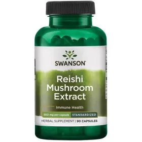   SWANSON Reishi Extrakt 500mg - Ihre tägliche Unterstützung für das Immunsystem