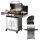  GAS-GARTENGRILL GROSSER GRILL YATO 3+1 11,2KW DECKEL MIT THERMOMETER