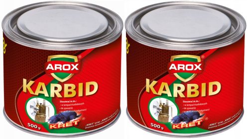 Karbid Granuliert AROX 0,5 kg, 2er-Pack – Ideal für Lampen und Schweißarbeiten