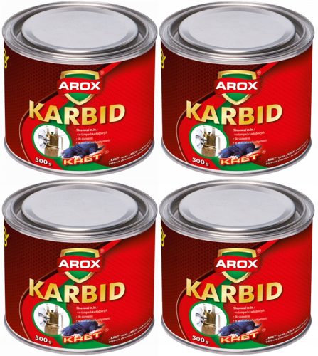 Karbid Granulowany AROX 0,5kg - 4er Pack für diverse Anwendungen