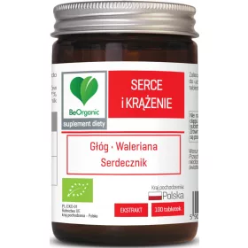BeOrganic Herz und Kreislauf BIO 500 mg x 100 Tabletten