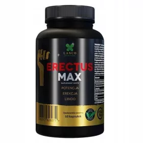   LANCO NUTRITIONS Erectus Max, Nahrungsergänzungsmittel, 60 Kapseln