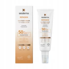   SESDERMA REPASKIN Silk Touch COLOR SPF 50 - Liposomaler Sonnenschutz für das Gesicht
