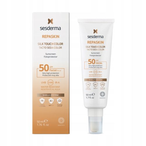 SESDERMA REPASKIN Silk Touch COLOR SPF 50 - Liposomaler Sonnenschutz für das Gesicht