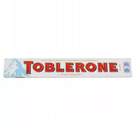   Toblerone Weiße Schokolade mit Honig-Mandel-Nougat 100g x20 Stück