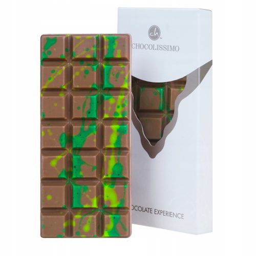 Dubai Schokolade mit Milchschokolade und Pistazien-Kataifi-Creme