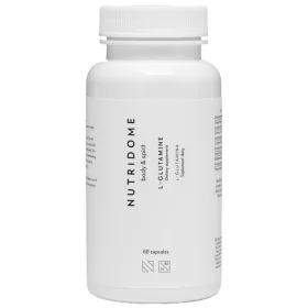   L-Glutamin von Nutridome - Unterstützung für Muskelaufbau und Regeneration, 60 Kapseln
