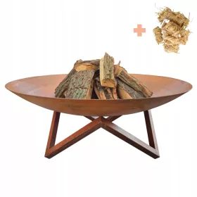  Corten Frame Gartenfeuerstelle 150 cm + GRATIS