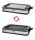  Frifri F6200 2 in 1 Grillplatte und Teppanyaki Elektro-Tischgrill