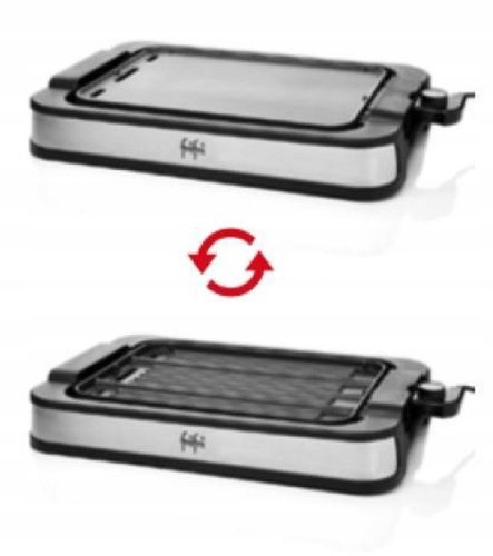  Frifri F6200 2 in 1 Grillplatte und Teppanyaki Elektro-Tischgrill