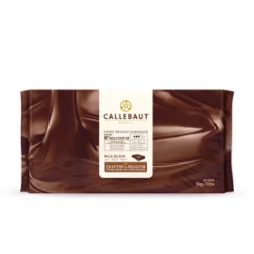   5kg CALLEBAUT MALCHOC-M Milchschokolade ohne Zuckerzusatz in Blockform für Konditorei und Gastronomie