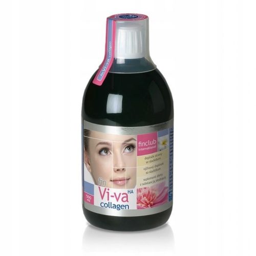 Fin Vi-va HA Collagen - Hydrolisierter Fischkollagen mit Hyaluronsäure, 500 ml