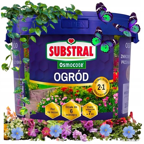  OSMOCOTE SUBSTRAL DÜNGER 2IN1 FLOWER STORM LANGWIRKEND FÜR DEN GARTEN 14,5 KG