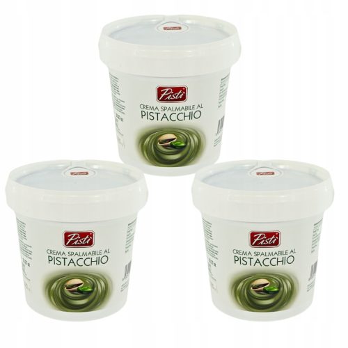 PISTI CREMA DI PISTACCHIO Italienischer Pistaziencreme aus Sizilien 1kg x3