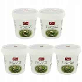   PISTI CREMA DI PISTACCHIO - Luxuriöser Italienischer Pistaziencreme aus Sizilien, 5x1kg