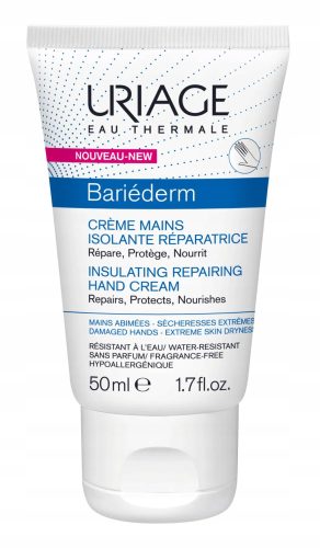 Uriage Bariederm Handcreme für Regeneration und Schutz, 50 ml