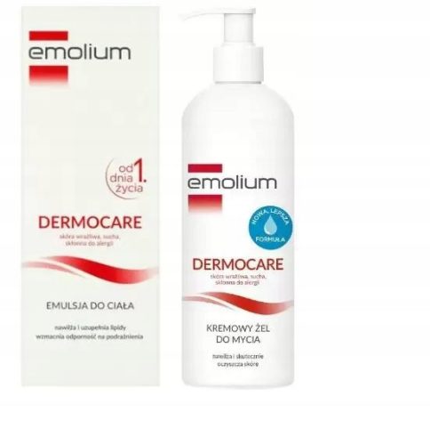 Emolium Dermocare Cremiges Waschgel für sensible Haut, ab dem 1. Lebensmonat, 400ml