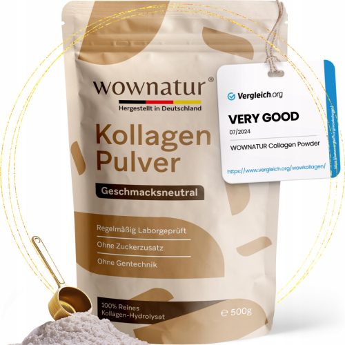 WOWNATUR Premium Rinderkollagen Pulver – Hochwertig und Natürlich