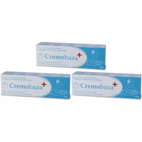   Cremobaza+ Handcreme mit antibakterieller Formel, 30g, 4er-Pack