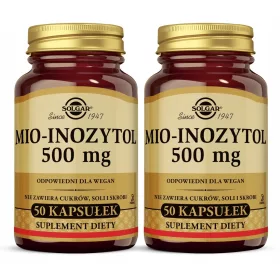   Solgar Mio-Inositol 500 mg - Hochqualitative Inositol Kapseln, 2x50 Stück