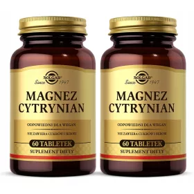  Solgar Magnesiumcitrat - Unterstützt Müdigkeitsreduktion & Muskelgesundheit, 120 Tabletten