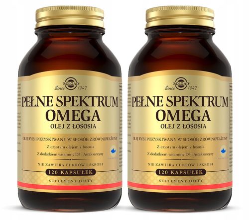 Solgar Omega Vollspektrum Kapseln – Unterstützung für Gehirn, Sehkraft und Immunsystem