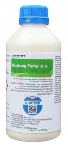 Mustang Forte 195 SE 1 L – Effizientes Herbizid zur Bekämpfung von breitblättrigen Unkräutern in Getreide