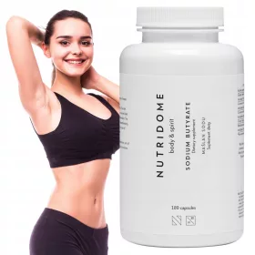   Nutridome Natriumbutyrat Kapseln - Ideal für vegetarische und vegane Ernährung