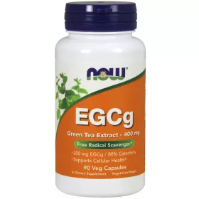   NOW Foods EGCg 400 mg Grüntee-Extrakt für effektives Abnehmen, 90 Kapseln