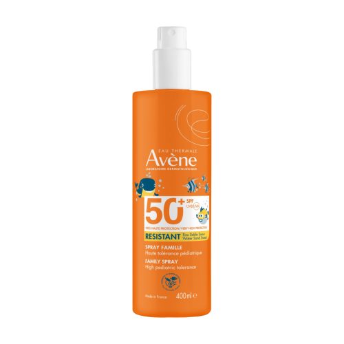 Avène Sun Resistant Family Spray SPF 50+ für hohe Sonnenschutz, 400 ml