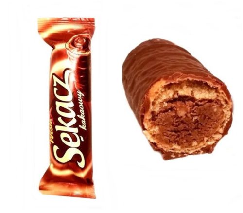 Kakao-Waffelriegel von Sękacz, 32g - Schokoladengenuss in 12er Pack