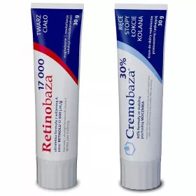   Retinobaza 17000 & Cremobaza 30% - Intensivpflege für trockene und rissige Haut