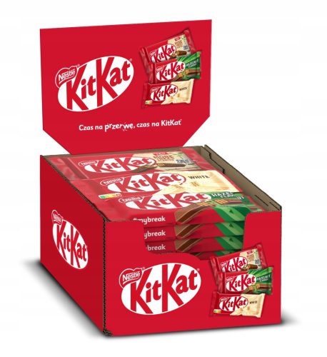 KitKat 4 Finger Schokoriegel-Variationen-Paket mit 24 Stück