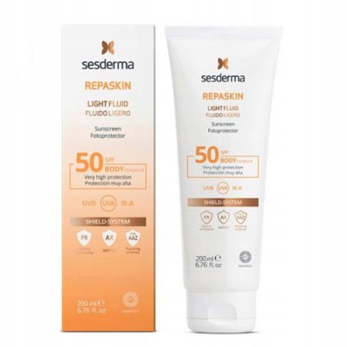 Sesderma Repaskin Light Fluid SPF 50 200 ml krem z filtrem