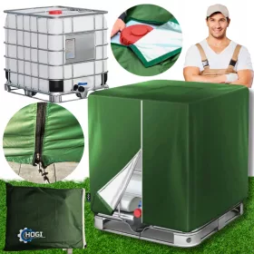   Robuste Abdeckplane für IBC Wassertanks 1000L aus Oxford 420D Material