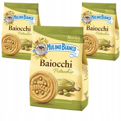 Italienische Pistazienkekse MULINO BIANCO BAIOCCHI - 3er Pack, 240 g