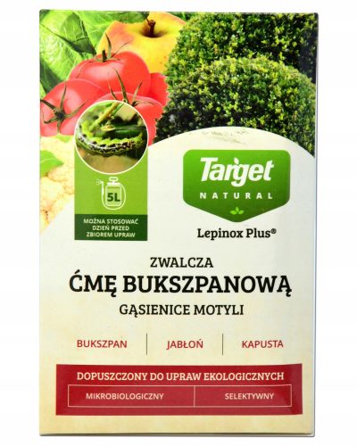 Target Natural Lepinox Plus 10g - Natürlicher Schutz gegen Buchsbaumzünsler und andere Raupen