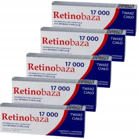 Retinobaza 17000 Creme mit Vitamin A, 5er-Pack à 30g
