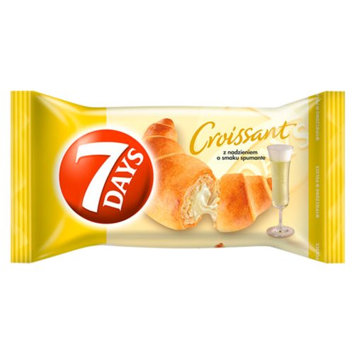 7 Days Croissant mit Spumante Füllung, 30x60g Packung