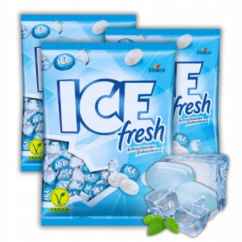 Storck Ice Fresh Minzbonbons in drei Packungen – Frischer Minzgeschmack