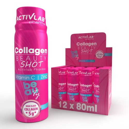 Collagen Beauty Shot von Activlab - Hydrolisierter Kollagen-Drink für Haut, Haare & Nägel