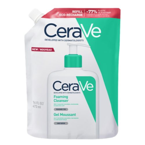 CeraVe Żel oczyszczający do mycia, skóra normalna i tłusta 473ml + REFILL