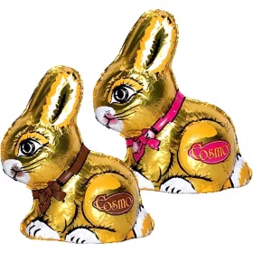   Osterhase aus Milchschokolade - Cosmo 10 x 70g, perfekt für Ostergeschenke