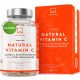 Natürliches Vitamin C 1000 mg aus Acerola und Wildrosenextrakt - Vegan, 180 Kapseln