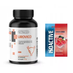   Urovico 30 Kapseln - Unterstützung für das Harnsystem + GRATIS Isogetränk