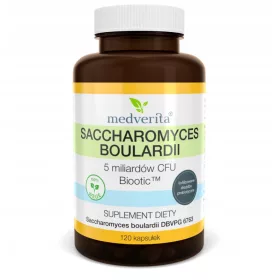   Medverita Saccharomyces Boulardii - 120 Vegane Kapseln für eine Gesunde Verdauung