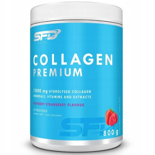 SFD Collagen Premium 800g Erdbeere-Himbeere – Hoher Kollagenanteil für Haut und Gelenke