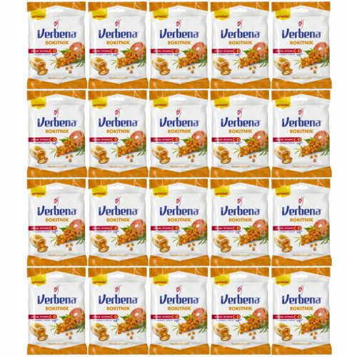 Ziołowe Cukierki VERBENA Rokitnik mit Vitamin C+D, 20x60g – Verbesserung der Herzgesundheit