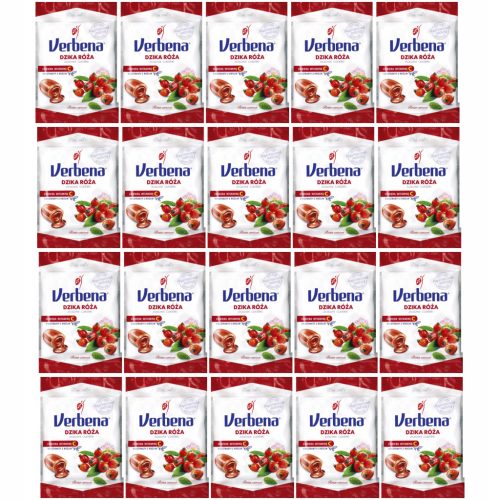 Verbena Wildrose Kräuterbonbons mit Vitamin C - 20x60g Packung